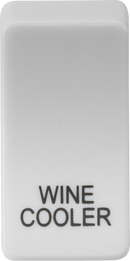 Knightsbridge MLA GDWINEU Switch cover "marked WINE COOLER" - white