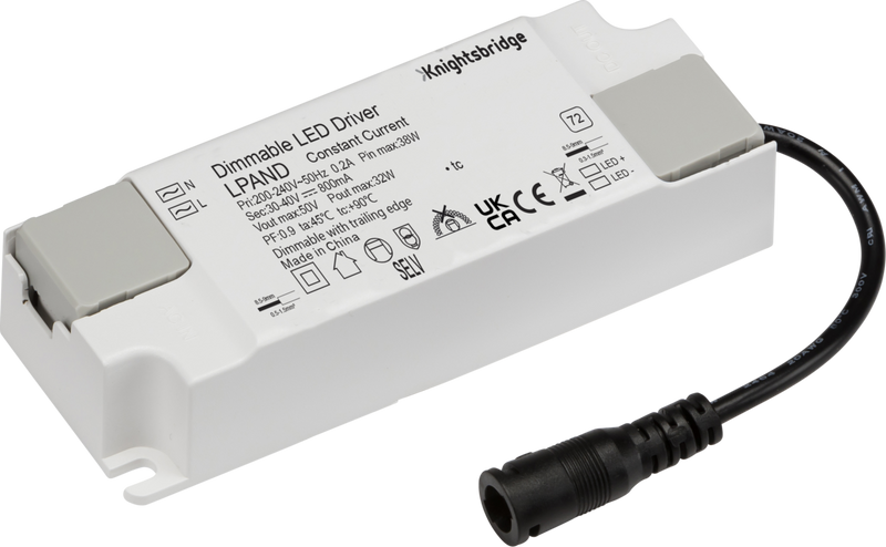 Knightsbridge MLA LPAND IP20 32W Constant Current Dimmable LED Driver