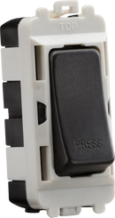 Knightsbridge MLA GDM006SB 20AX 2 way retractive SP module (marked PRESS) - smoked bronze