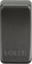 Knightsbridge MLA GDBOILSB Switch cover "marked BOILER" - smoked bronze