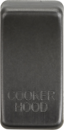 Knightsbridge MLA GDCOOKSB Switch cover "marked COOKER HOOD" - smoked bronze