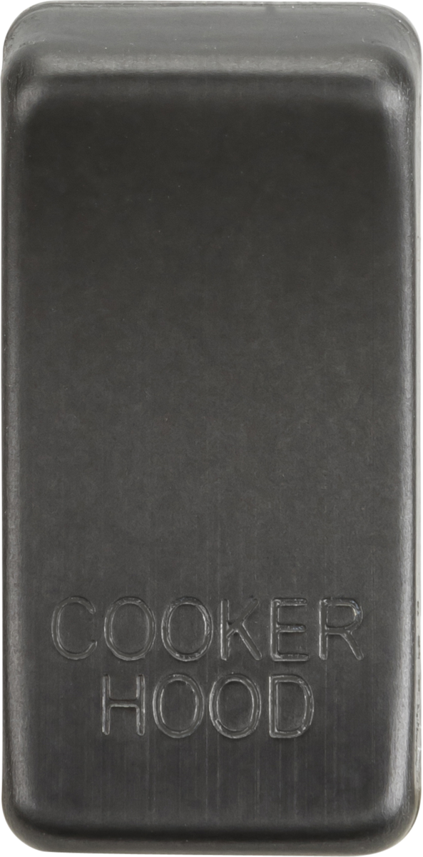 Knightsbridge MLA GDCOOKSB Switch cover "marked COOKER HOOD" - smoked bronze