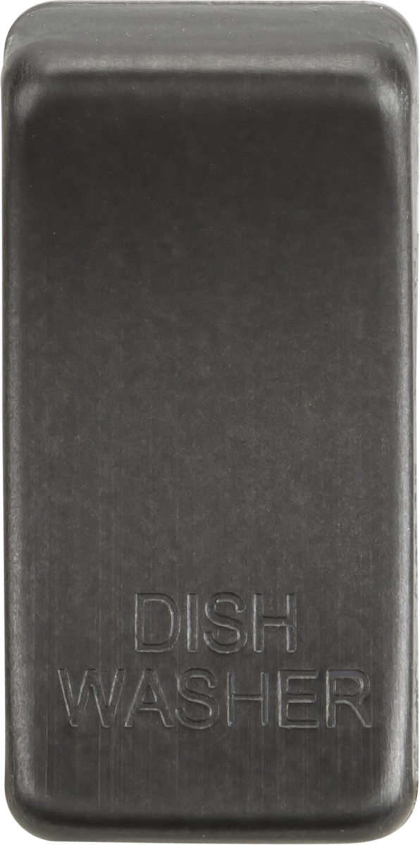 Knightsbridge MLA GDDISHSB Switch cover "marked DISHWASHER" - smoked bronze