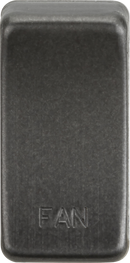 Knightsbridge MLA GDFANSB Switch cover "marked FAN" - smoked bronze
