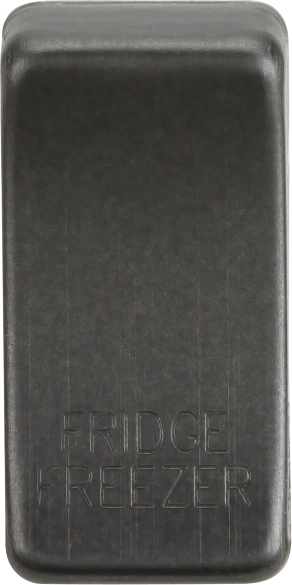 Knightsbridge MLA GDFRIDSB Switch cover "marked FRIDGE FREEZER" - smoked bronze