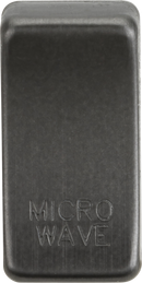 Knightsbridge MLA GDMICROSB Switch cover "marked MICROWAVE" - smoked bronze