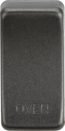 Knightsbridge MLA GDOVENSB Switch cover "marked OVEN" - smoked bronze