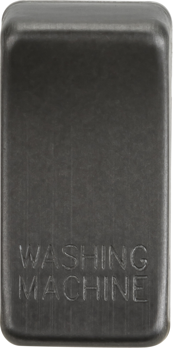 Knightsbridge MLA GDWASHSB Switch cover "marked WASHING MACHINE" - smoked bronze