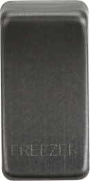 Knightsbridge MLA GDFREEZERSB Switch cover "marked FREEZER" - smoked bronze