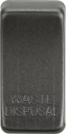 Knightsbridge MLA GDWASTESB Switch cover "marked WASTE DISPOSAL" - smoked bronze