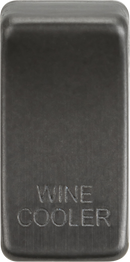 Knightsbridge MLA GDWINESB Switch cover "marked WINE COOLER" - smoked bronze