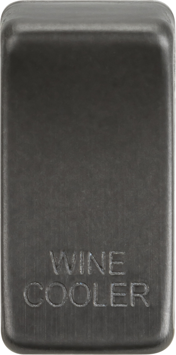 Knightsbridge MLA GDWINESB Switch cover "marked WINE COOLER" - smoked bronze