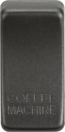 Knightsbridge MLA GDCOFFSB Switch cover "marked COFFEE MACHINE" - smoked bronze