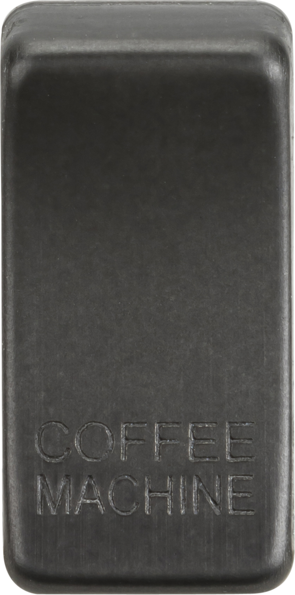 Knightsbridge MLA GDCOFFSB Switch cover "marked COFFEE MACHINE" - smoked bronze