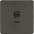 Knightsbridge MLA SF1200SB Screwless 10AX Intermediate Switch - Smoked Bronze