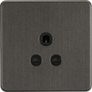 Knightsbridge MLA SF5ASB Screwless 5A Unswitched Socket - Smoked Bronze
