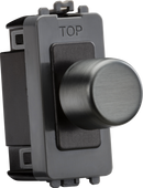 Knightsbridge MLA GDM022SB 6A 1G 2-way Dummy Dimmer Module - Smoked Bronze