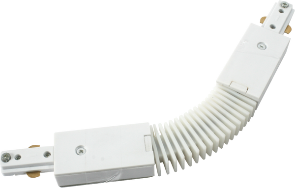 Knightsbridge MLA TRKFC1W 230V Single Circuit Track Flexible Connector - White