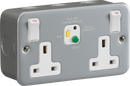 Knightsbridge MLA M9RCD 13A 2G DP RCD Switched Socket - 30mA (Type A)