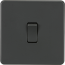 Knightsbridge MLA SF2000AT Screwless 10AX 1G 2-Way Switch - Anthracite