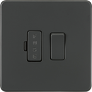 Knightsbridge MLA SF6300AT Screwless 13A Switched Fused Spur Unit - Anthracite