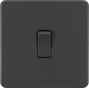 Knightsbridge MLA SF8341AT Screwless 20A 1G DP Switch - Anthracite