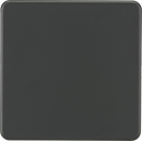 Knightsbridge MLA SF8350AT Screwless 1G Blanking Plate - Anthracite