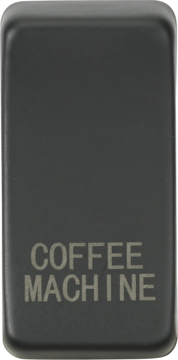 Knightsbridge MLA GDCOFFAT Switch cover "marked COFFEE MACHINE" - anthracite