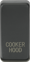 Knightsbridge MLA GDCOOKAT Switch cover "marked COOKER HOOD" - anthracite