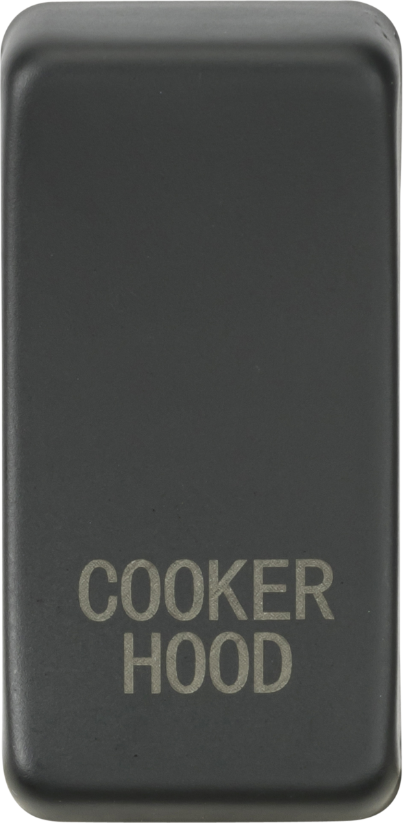 Knightsbridge MLA GDCOOKAT Switch cover "marked COOKER HOOD" - anthracite