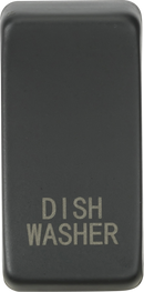 Knightsbridge MLA GDDISHAT Switch cover "marked DISHWASHER" - anthracite