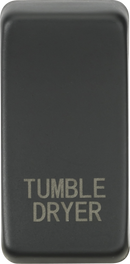 Knightsbridge MLA GDDRYAT Switch cover "marked TUMBLE DRYER" - anthracite