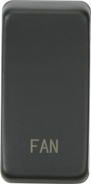 Knightsbridge MLA GDFANAT Switch cover "marked FAN" - anthracite