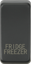 Knightsbridge MLA GDFRIDAT Switch cover "marked FRIDGE FREEZER" - anthracite