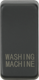 Knightsbridge MLA GDWASHAT Switch cover "marked WASHING MACHINE" - anthracite