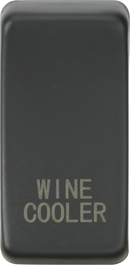 Knightsbridge MLA GDWINEAT Switch cover "marked WINE COOLER" - anthracite