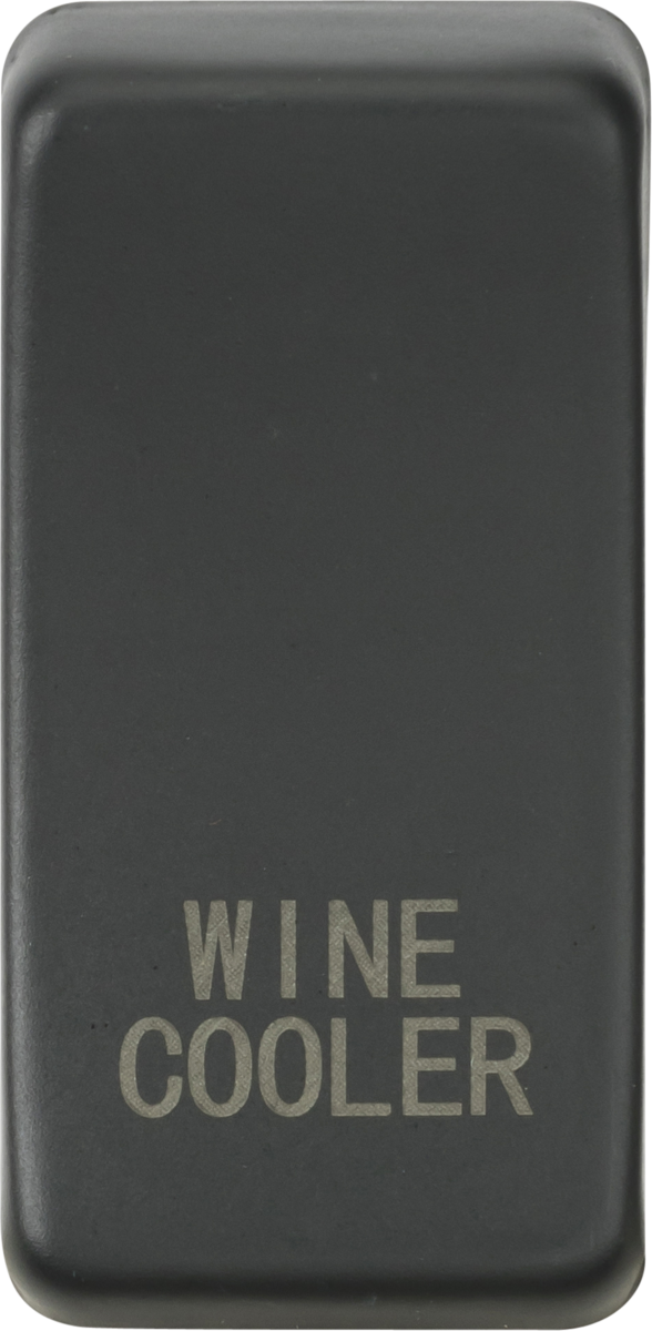 Knightsbridge MLA GDWINEAT Switch cover "marked WINE COOLER" - anthracite