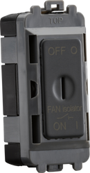 Knightsbridge MLA GDM021AT 10A Fan Isolator Key Switch Module - anthracite