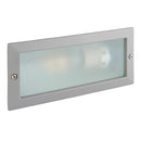 Saxby 52213 Eco plain & louvre IP44 40W, Grey