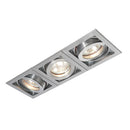 Saxby 52409 Xeno Triple (3-Light) Spotlight 7W - Aluminium