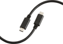 Knightsbridge MLA AVCC15 1.5m 60W USB-C to USB-C Cable - Black