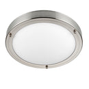 Saxby 54675 Portico LED satin Nickel IP44 9W cool white