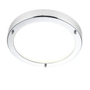 Saxby 54676 Portico LED chrome IP44 9W Cool White, Chrome Plate