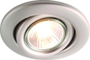 Knightsbridge MLA SGZ10CBR IP20 230V 50W max. GU10 Brushed Chrome Recessed Tilt Downlight