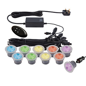 Saxby IkonPRO RGB Recessed Decking Light Kit (59138)