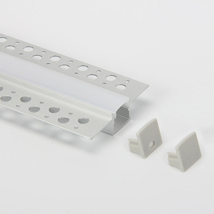 Saxby 80500 2m Length, Recessed Aluminium Profile for LED Strip Light