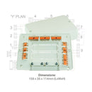 Wagobox XL (60362958) MBox L32 Wiring Centre Junction Box (Each)