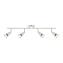 Saxby 60993 Amalfi 4lt Bar Adjustable Spotlight - Gloss white