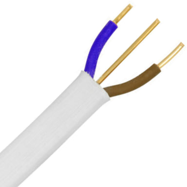 6242B16.0mm LSF Flat PVC Twin + Earth Mains Electricity Cable
