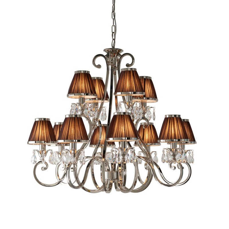 Endon 63509 Oksana nickel 12lt Pendant